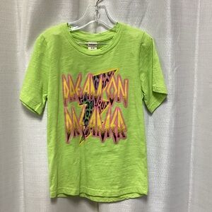 Vibrant Lime Kids Graphic Tee